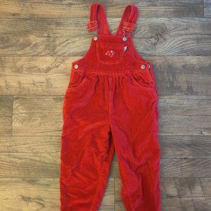 Sprocket vintage red overalls